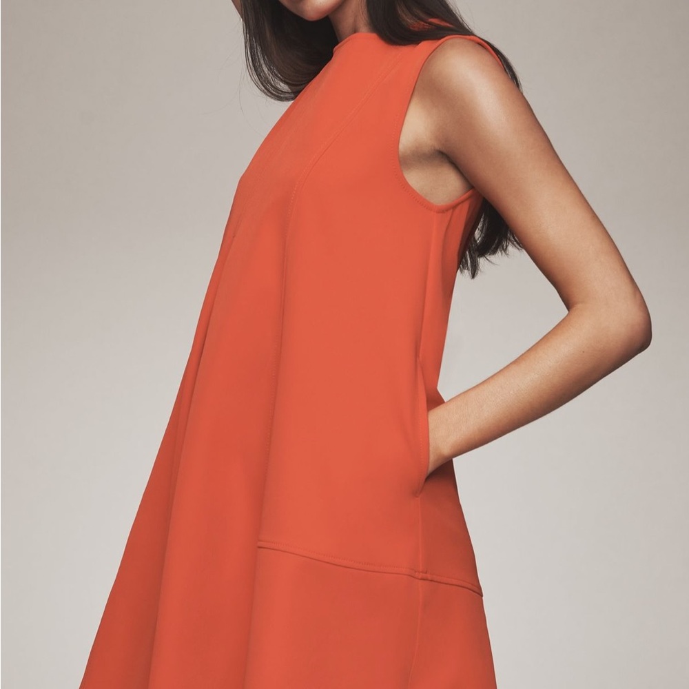 Maeve Sleeveless Crew Neck Swing Mini Dress From Anthropologie